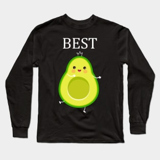 Best Couple Avocado Couple Matching Long Sleeve T-Shirt